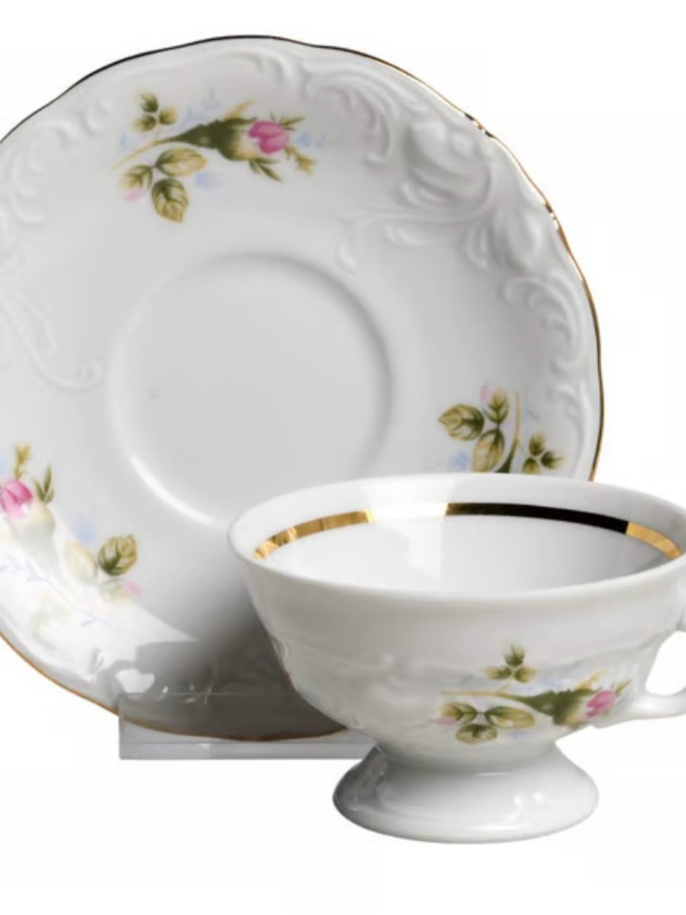 WALBRZYCH Porcelain Demitasse Tea Cup and Saucer Set